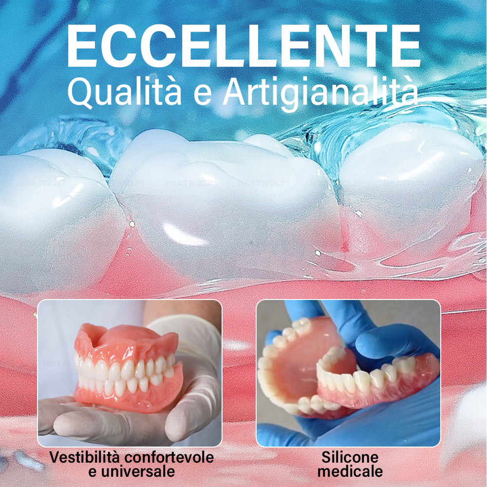 ✅ Prodotto e spedito dall’Italia | HEATWOLF® Protesi dentarie complete funzionali adattabili su misura ✨