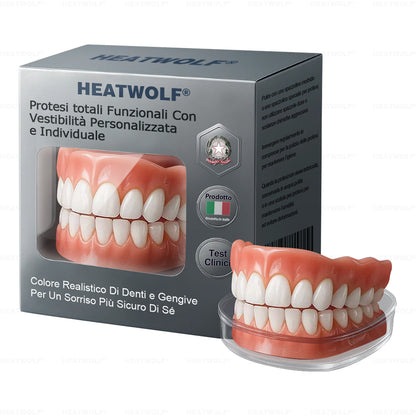 ✅ Prodotto e spedito dall’Italia | HEATWOLF® Protesi dentarie complete funzionali adattabili su misura ✨