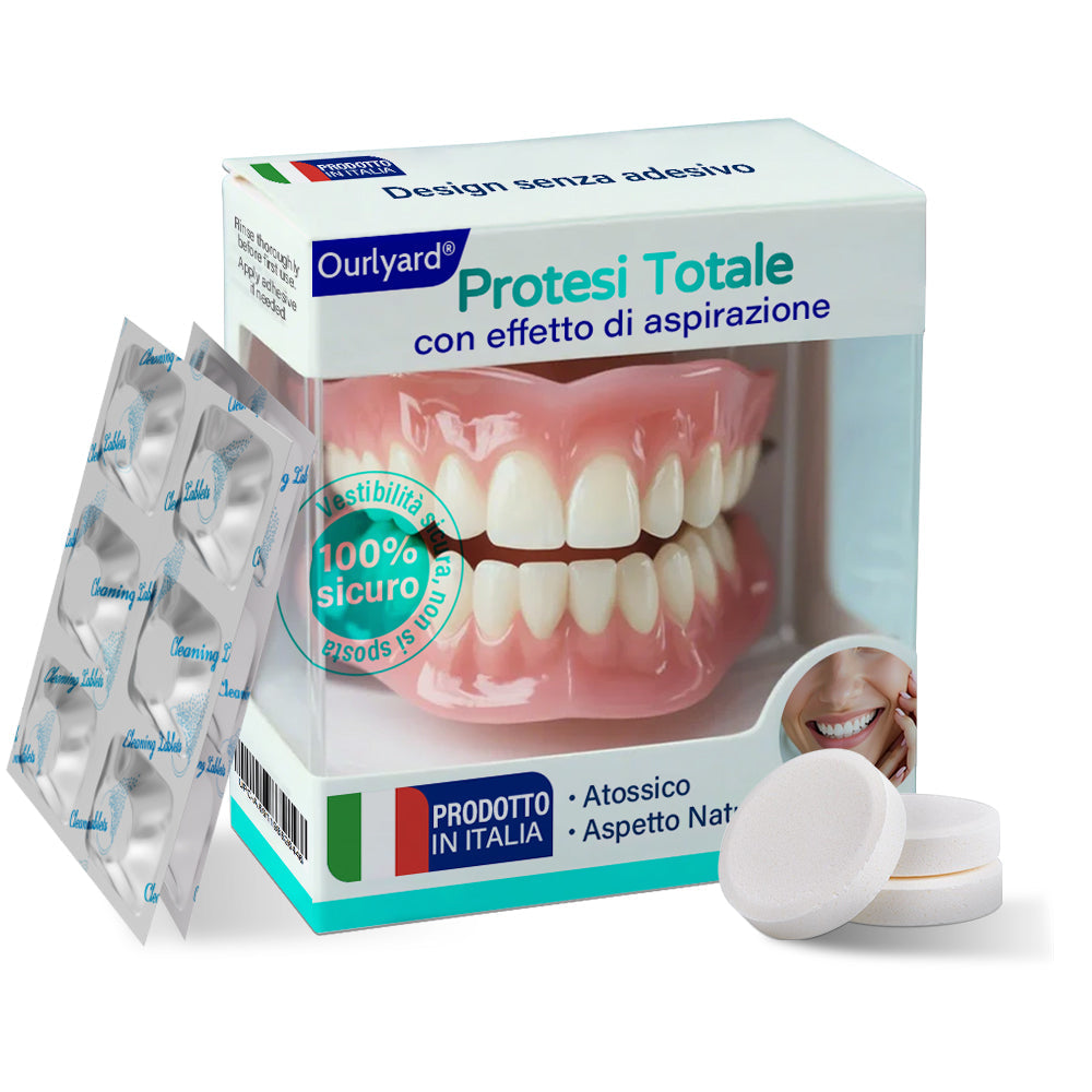 ✅ Prodotto e spedito dall'Italia | Ourlyard® Protesi Completa con Efficacia di Suzione 🦷🍀