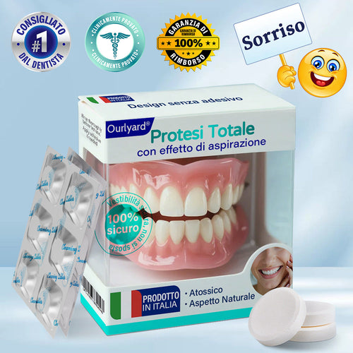 ✅ Prodotto e spedito dall'Italia | Ourlyard® Protesi Completa con Efficacia di Suzione 🦷🍀