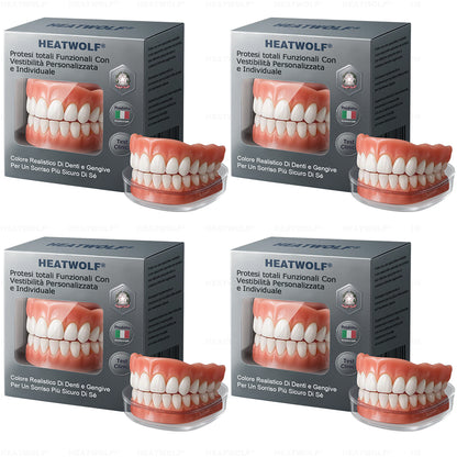 ✅ Prodotto e spedito dall’Italia | HEATWOLF® Protesi dentarie complete funzionali adattabili su misura ✨
