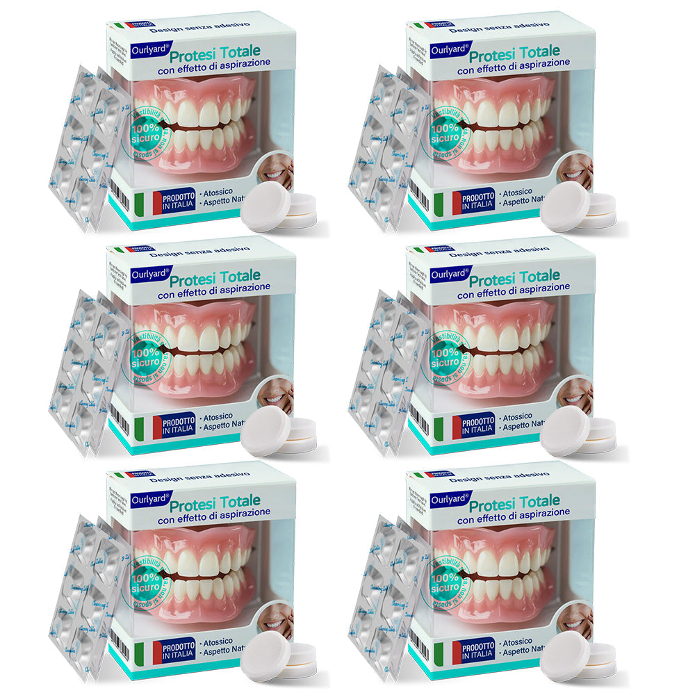 ✅ Prodotto e spedito dall'Italia | Ourlyard® Protesi Completa con Efficacia di Suzione 🦷🍀