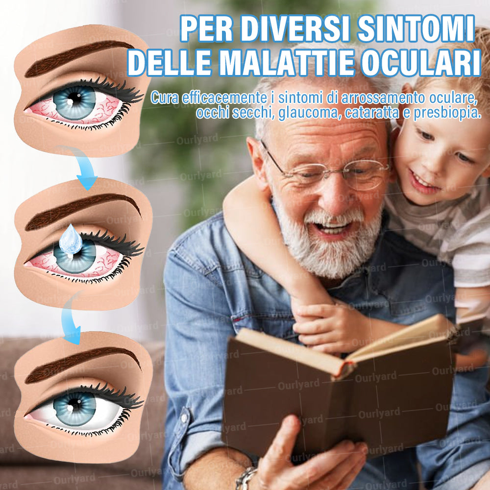 👩‍⚕️ Ourlyard® Collirio Supramolecolare ✅ Certificato CE (Adatto per cataratta, presbiopia, degenerazione maculare e occhio secco)