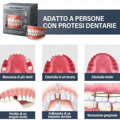 ✅ Prodotto e spedito dall’Italia | HEATWOLF® Protesi dentarie complete funzionali adattabili su misura ✨