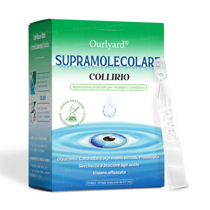 👩‍⚕️ Ourlyard® Collirio Supramolecolare ✅ Certificato CE (Adatto per cataratta, presbiopia, degenerazione maculare e occhio secco)